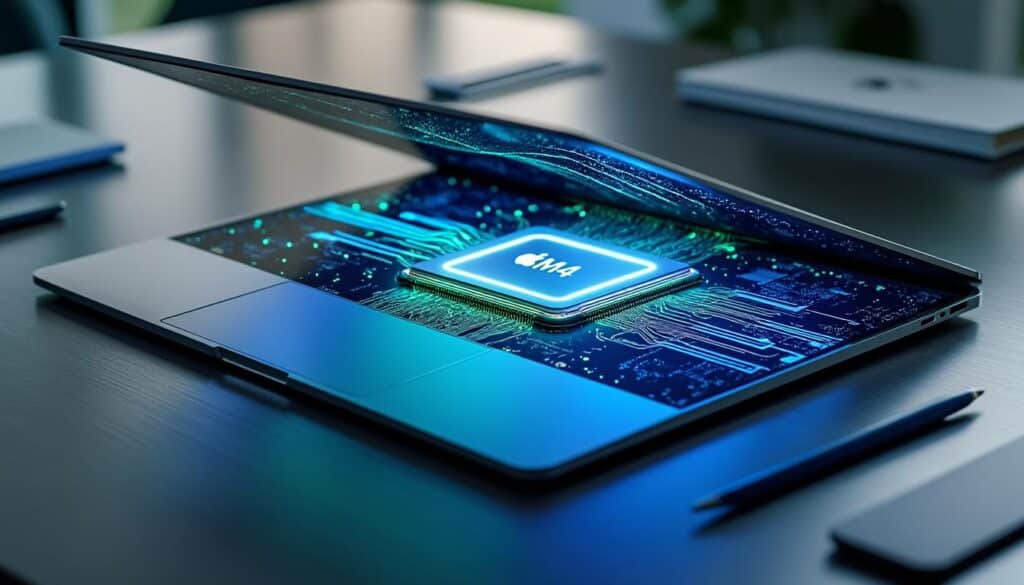 découvrez comment le processeur apple m4 améliore significativement le rendu graphique des ordinateurs portables professionnels, offrant performance et fluidité pour les utilisateurs exigeants.