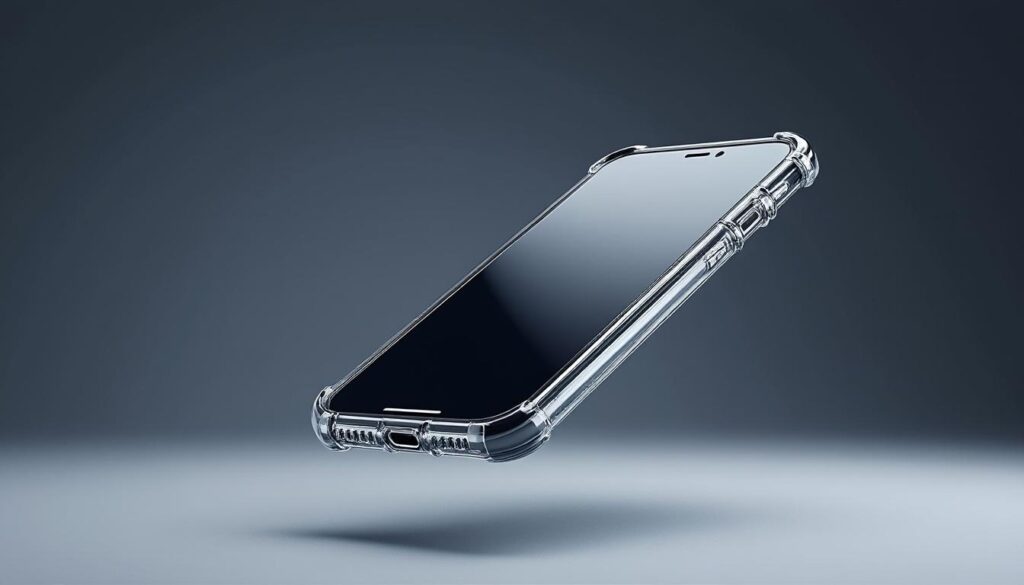 découvrez notre coque de protection conçue pour absorber efficacement les chocs et protéger votre téléphone des impacts quotidiens.