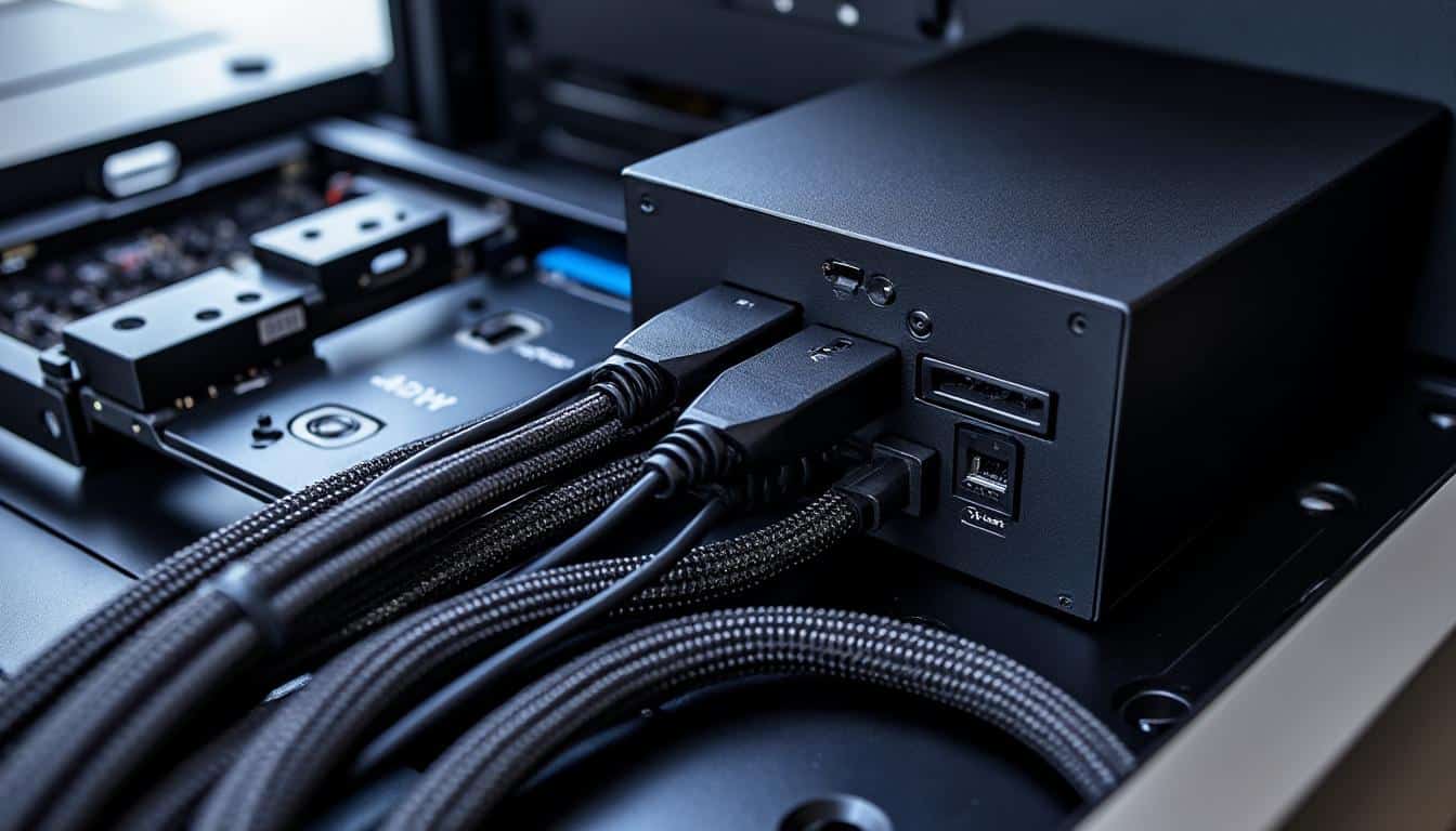 découvrez comment l'alimentation modulaire permet de réduire l'encombrement des câbles dans votre ordinateur pour une meilleure organisation et un flux d'air optimisé.