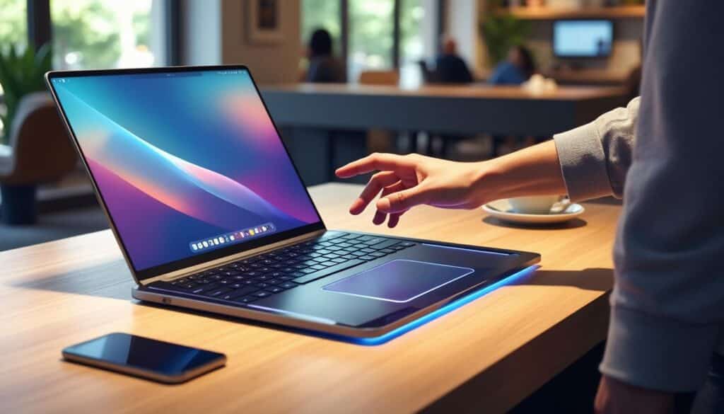 découvrez comment le pavé tactile remplace la souris pour une mobilité améliorée sur ordinateur, offrant confort et praticité en déplacement.