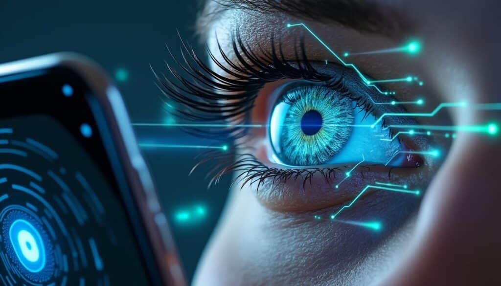 découvrez comment le scanner d'iris garantit une sécurité biométrique avancée pour protéger efficacement votre téléphone contre les accès non autorisés.