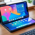découvrez comment l'écran pliable révolutionne votre téléphone en une petite tablette de travail, alliant praticité et innovation pour une productivité optimale.