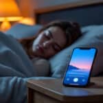 découvrez l'application calm qui facilite l'endormissement grâce à une sélection de sons relaxants pour une nuit paisible.