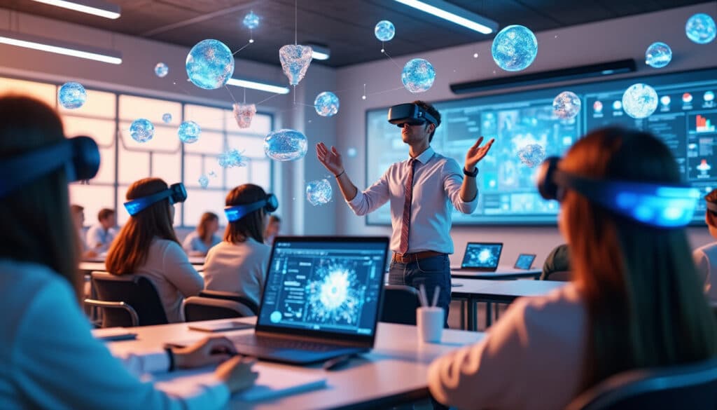 découvrez comment le métavers révolutionne l'éducation grâce à des cours immersifs et high-tech, offrant une expérience d'apprentissage innovante et interactive.