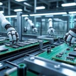 découvrez comment la robotique révolutionne et automatise les lignes de production dans l'industrie high-tech pour une efficacité et une précision accrues.
