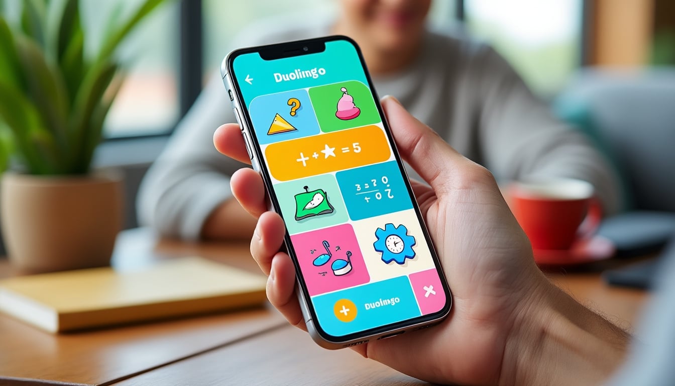 découvrez les nouveaux cours de mathématiques sur mobile lancés par l'application duolingo, pour apprendre les maths de manière ludique et interactive partout et à tout moment.