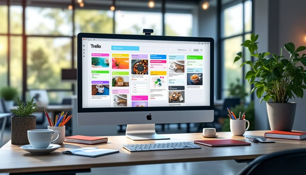 découvrez comment l'application trello facilite l'organisation visuelle des tâches pour optimiser la gestion de votre business.