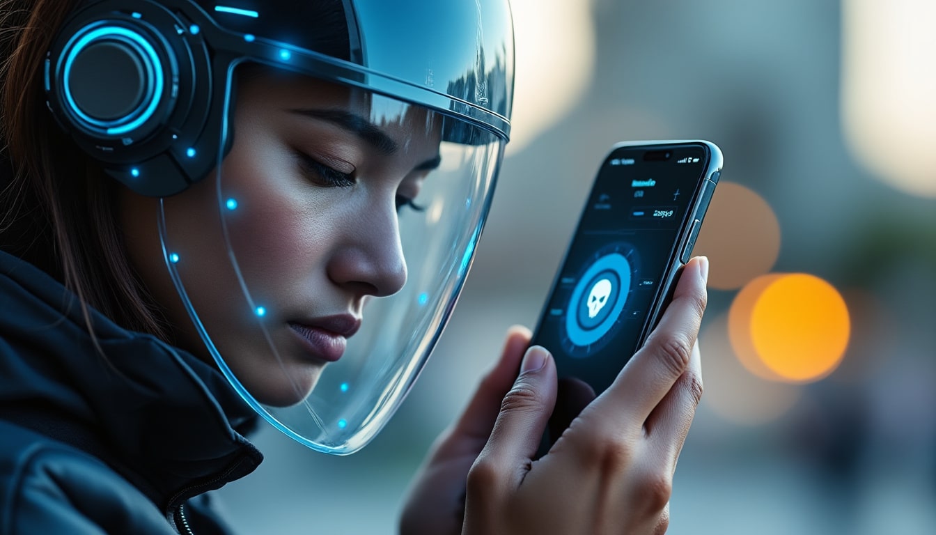 découvrez comment la reconnaissance faciale fonctionne désormais avec un masque téléphone, améliorant la sécurité et la praticité de l'identification malgré le port du masque.